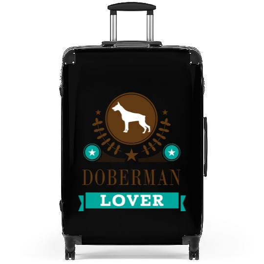 Doberman Lover Suitcases