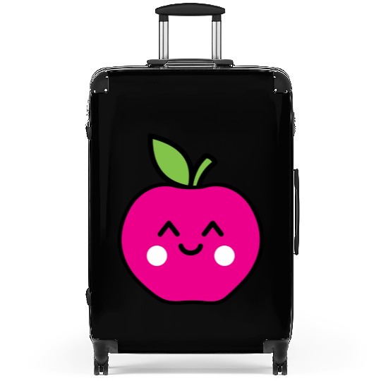Kawaii Sweet Apple Gift Idea Motif Design 1 Suitcases