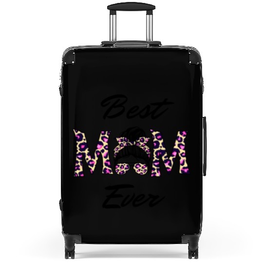 Best Mom Ever Mother's Day Flower Family Love Gift Suitcases