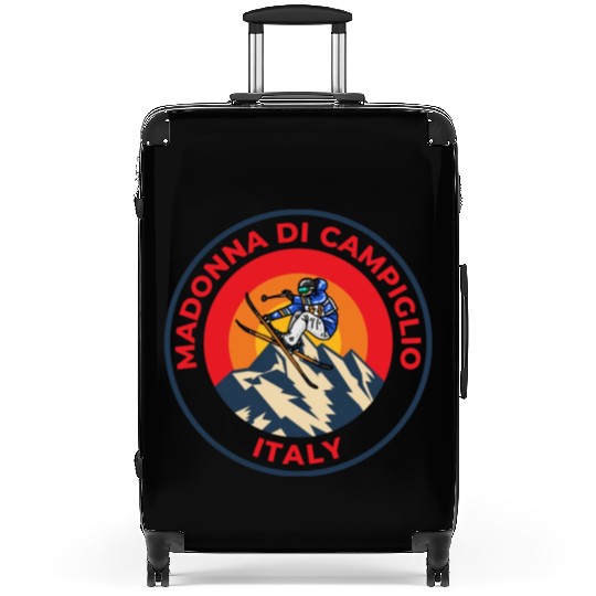 Vintage Skiing Madonna Di Campiglio Italy Sunset Suitcases