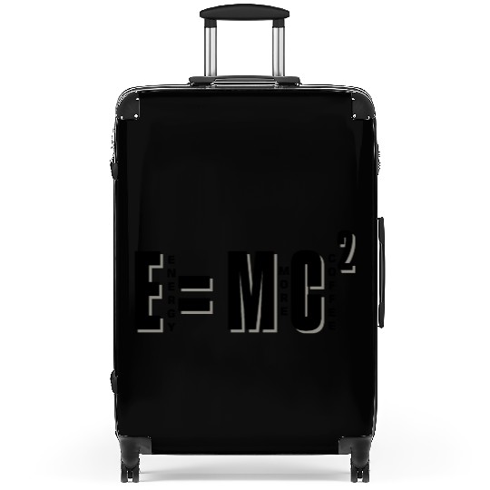 Energy Equals To Milk Times Coffee Square Physics Suitcases