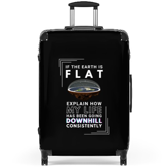FLAT EARTH Suitcases