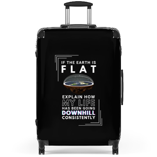 FLAT EARTH Suitcases