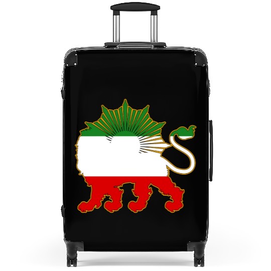 Lion and Sun Flag Suitcases