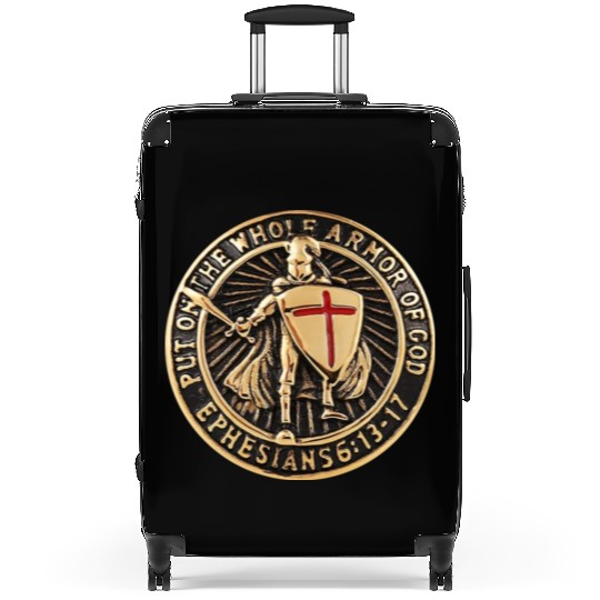 Armor Of God Christian Knight Suitcases