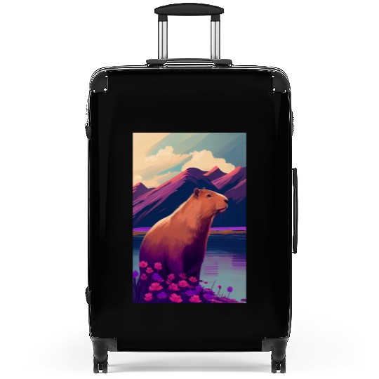 Capybara Nature Capibara Suitcases