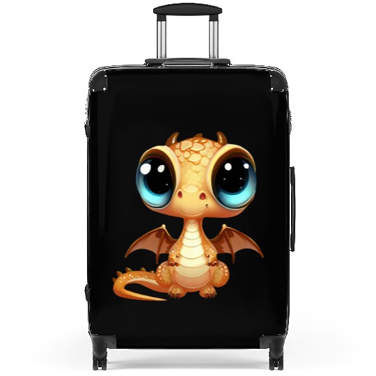 CUTE DRAGON FANTASY MEDIEVAL TIMES PUPPY BABY Suitcases