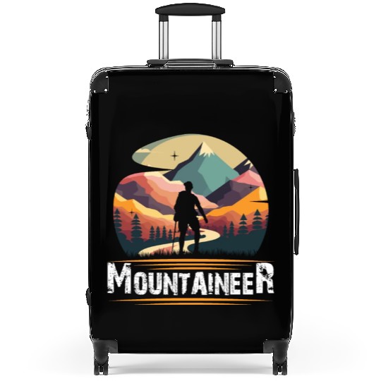 Mountaineer Mountains climbing Hiker Wanderlust Suitcases