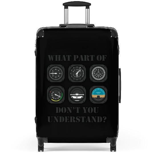 Funny Pilot - Aviation Airline Pilot Instruments Suitcases
