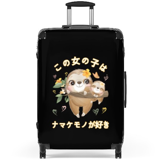 Sloth Love Mom Sloth Suitcases