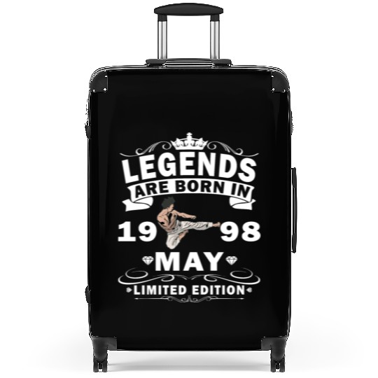 Karate Fighter Fighter Birthday May 1998 MMA Suitcases