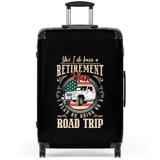 Road Trip Camping Summer Mountains Suitcases