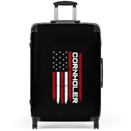 Cornhole Usa Flag Cornholer Bean Bag Game Suitcases