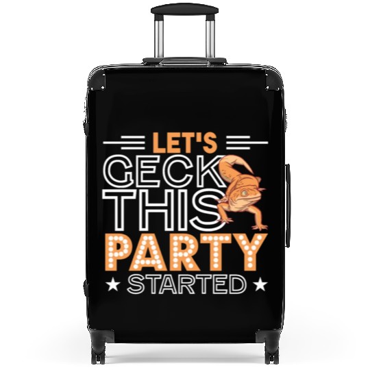 Gecko Gifts Reptile Lover Keeper Suitcases