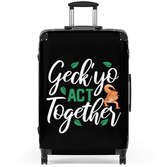 Gecko Gifts Reptile Lover Keeper Suitcases