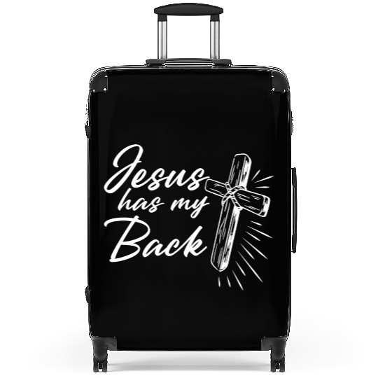 Jesus Has My Back 2 Suitcases