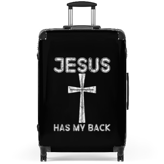 Jesus Has My Back 3 Suitcases