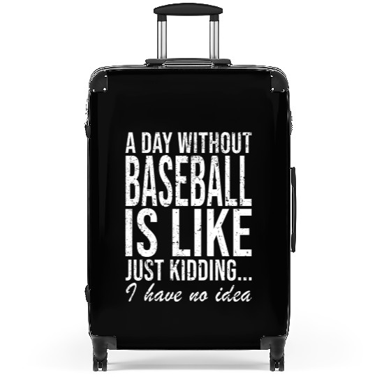 Baseball Pitcher Catcher Saying Gift Suitcases