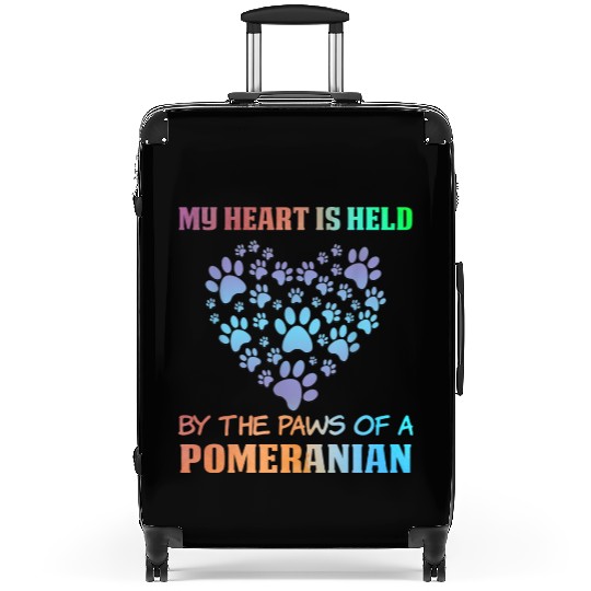 Love Pomeranian Suitcases