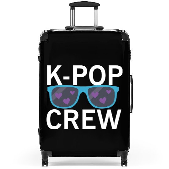 Kpop Crew Korean Hangul Seoul Suitcases