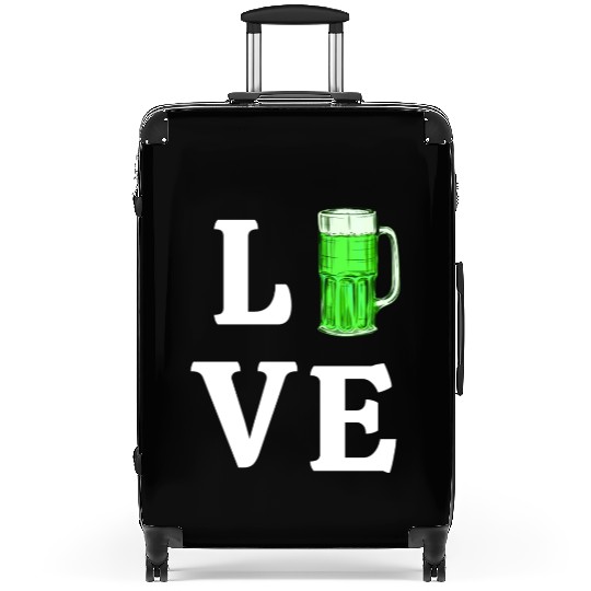 Love Green Beer Suitcases