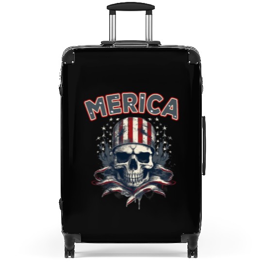 USA Independence Day 4th of July Labor Day Suitcases