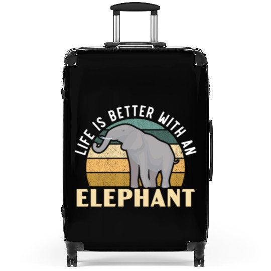 Elephant Lover Wildlife Animal Zoo Zookeeper Suitcases