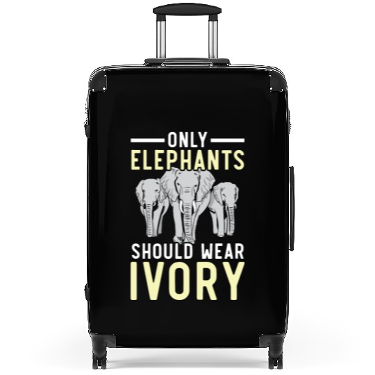 Elephant Lover Wildlife Animal Zoo Zookeeper Suitcases