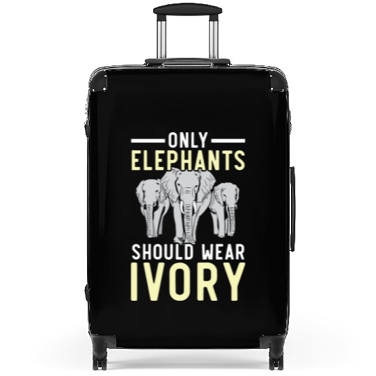 Elephant Lover Wildlife Animal Zoo Zookeeper Suitcases