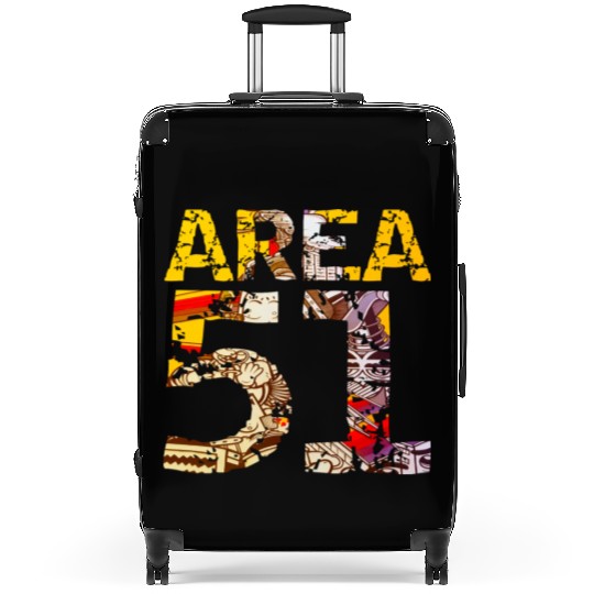Area 51 UFO Design Suitcases