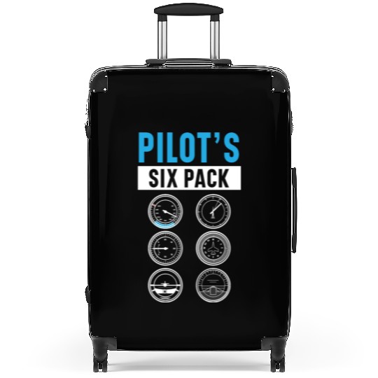 Airplane Plane Pilot Aviator Sky Flight Instructor Suitcases