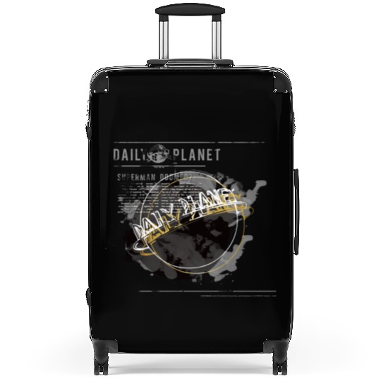 Daily Planet Circle Poster Suitcases