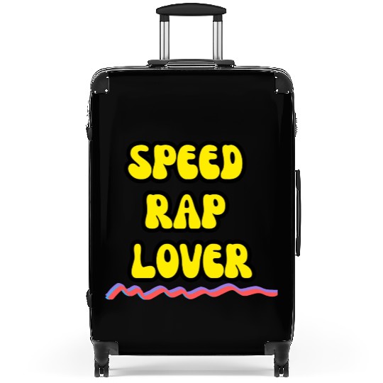 speed rap lover Suitcases