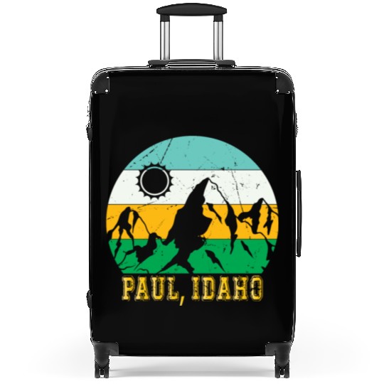 Idaho Mountain Hiking Souvenir Paul Mountain Trip Suitcases