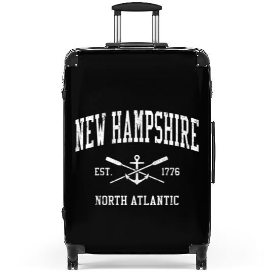 New Hampshire Crossed Oars Boat Anchor Sports Suitcases