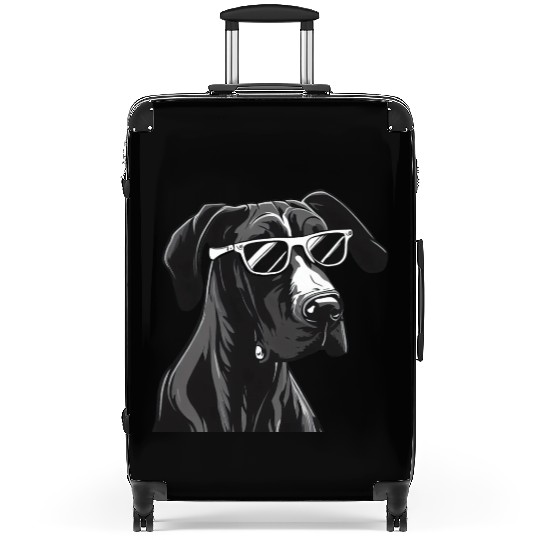 GREAT DANE WEARING SUNGLASSES CANINE Suitcases