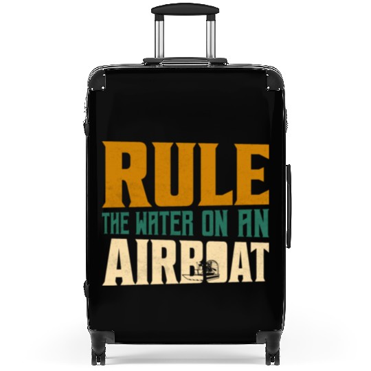 Rule The Water On An Airboat Propeller Swamp Hydro Suitcases