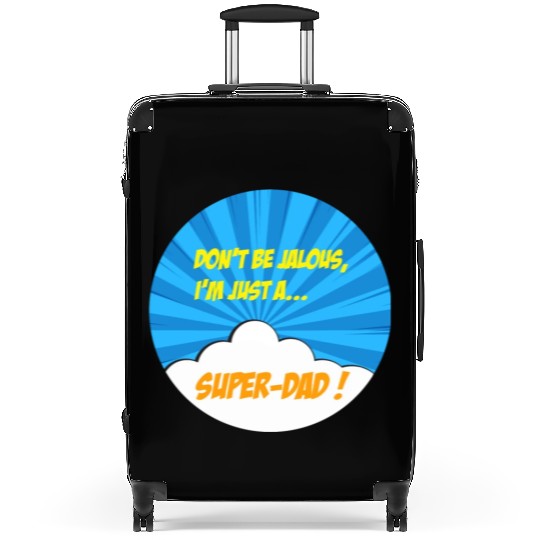 Super-dad super-hero Best dad Father's day Comics Suitcases