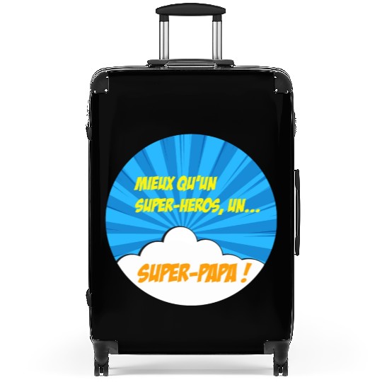 Super-dad super-hero Best dad Father's day Comics Suitcases
