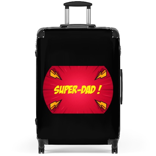 Super-dad super-hero Best dad Father's day Comics Suitcases