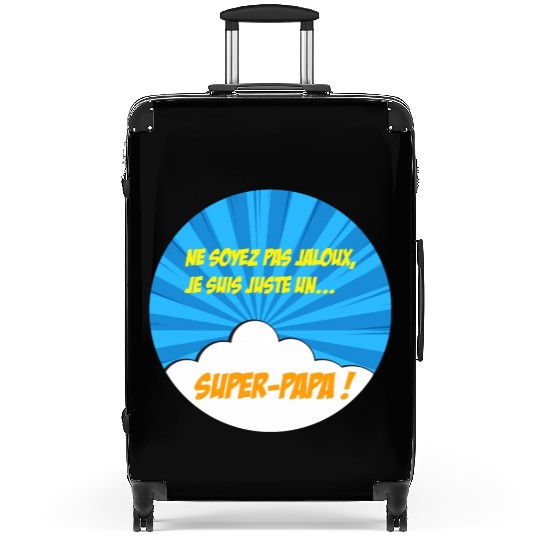 Super-dad super-hero Best dad Father's day Comics Suitcases