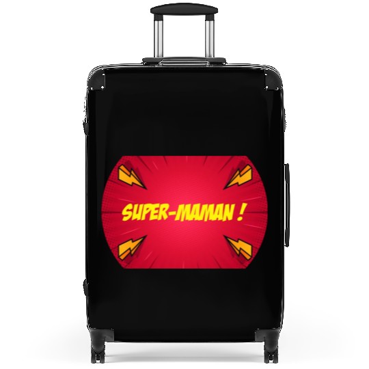 Super-mom super-hero. Best mom Mother's day Comics Suitcases