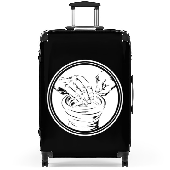 Funny Pottery Artist Art Teacher Clay Ceramics Suitcases