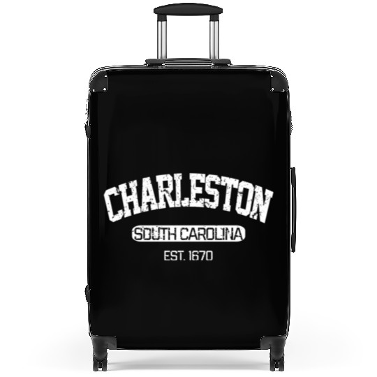 Charleston South Carolina Est 1670 Suitcases