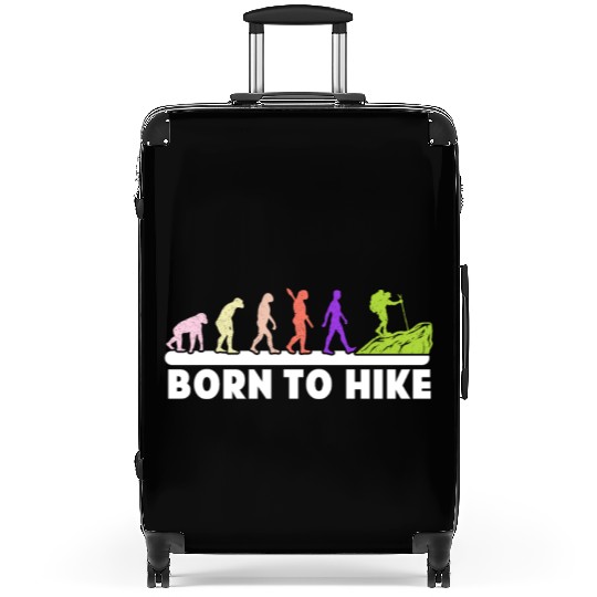 Born to Hike Mountain fan Wanderlust Hikers Suitcases
