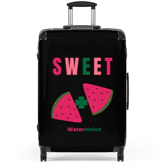 sweet watermelon Suitcases