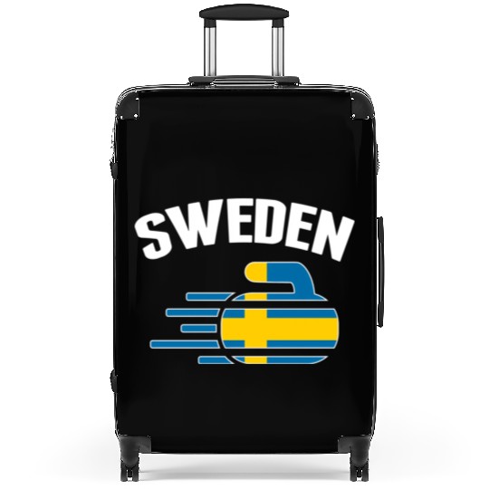 Sweden Curling Rock Sport Fans Swedish Curlers Win Suitcases