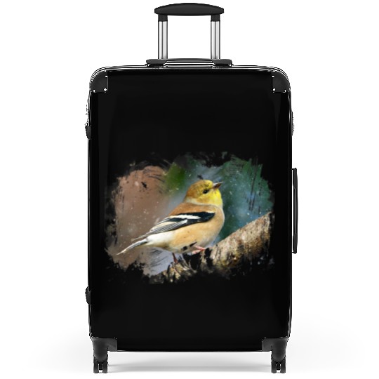 Goldfinch Bird for Nature Lovers Birder Gift Suitcases