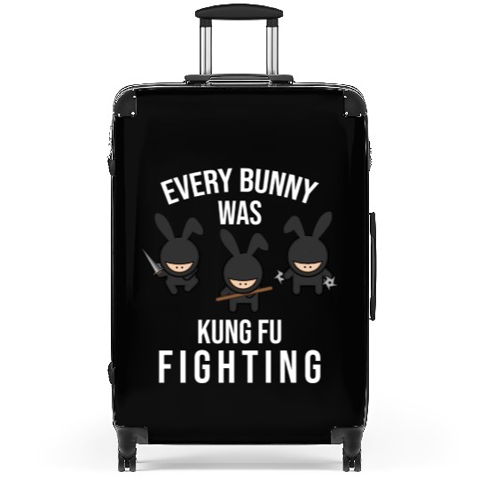 Kung Fu Every Bunny Was Kung Fu Fighting Easter Suitcases