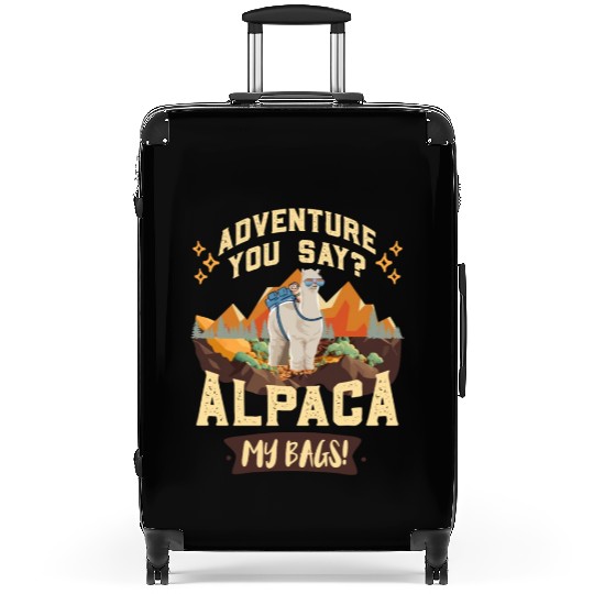 Alpaca my Bags Hiking funny Mountain fan Hiker Suitcases
